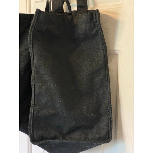Walmart Black Reusable Tote Shopping Bag 13x14x7 Eco Grocery Bag Minimal Wear - Picture 5 of 9